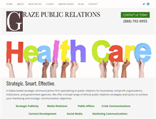 Tablet Screenshot of grazepr.com